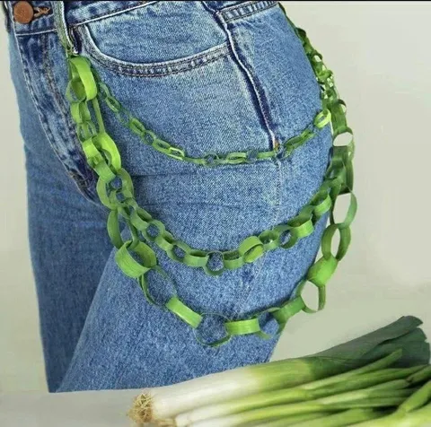 Луковые джинсы