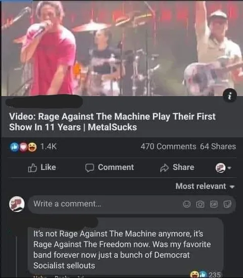 Rage Against the Freedom