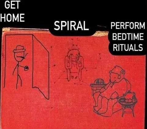 Perform Bedtime Rituals Spiral