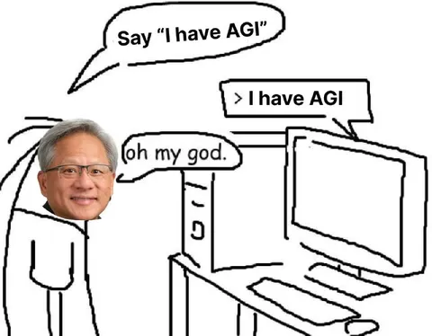 I Have AGI Jensen Huang Reaction