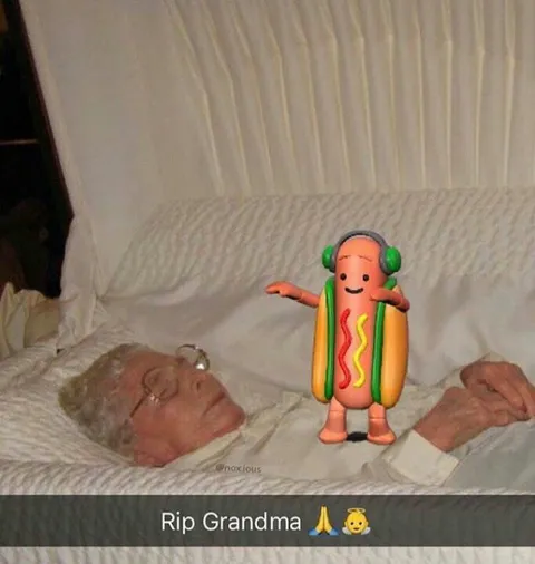 RIP Grandma Hot Dog