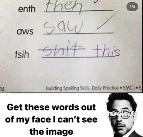 Get These Words Out of My Face