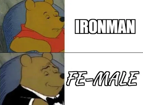 Ironman Fe-Male Pun