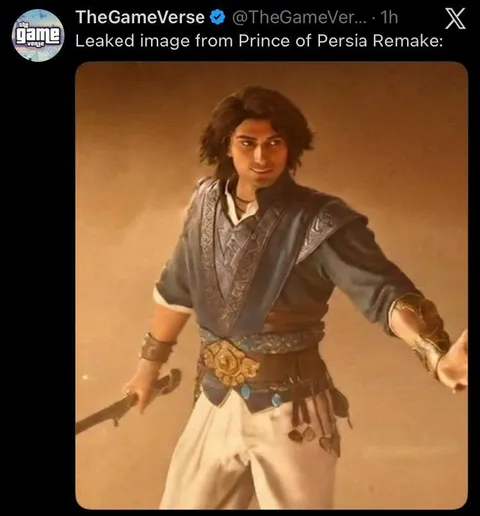 Prince of Persia Remake Leak