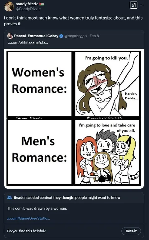 Women's Romance vs Men's Romance