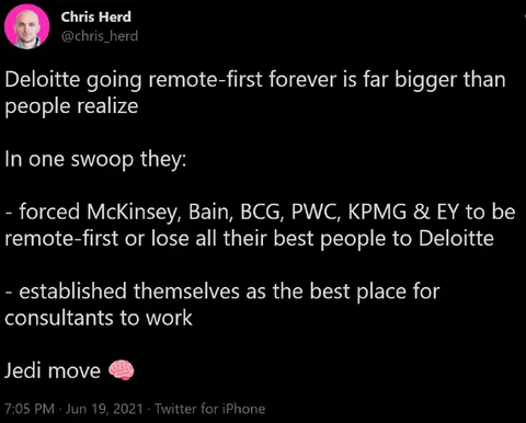 Deloitte Remote-First Jedi Move