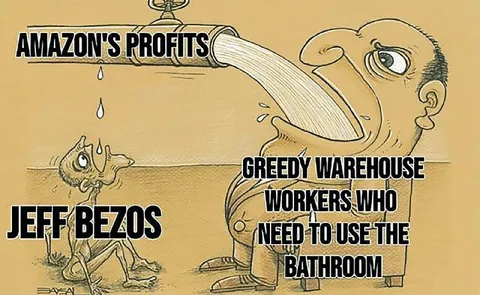Amazon Profits and Bathroom Breaks