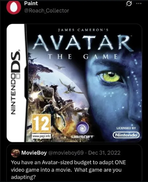 Avatar-Sized Game Adaptation Budget
