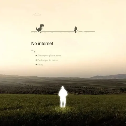 No Internet, Touch Grass