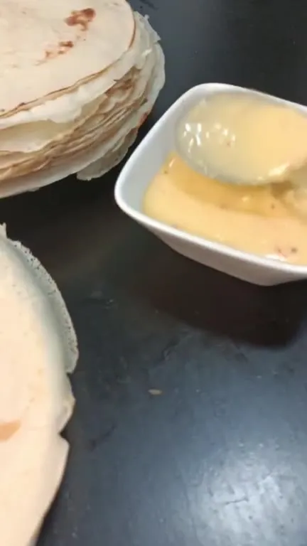 Домашняя шаурма из блинов