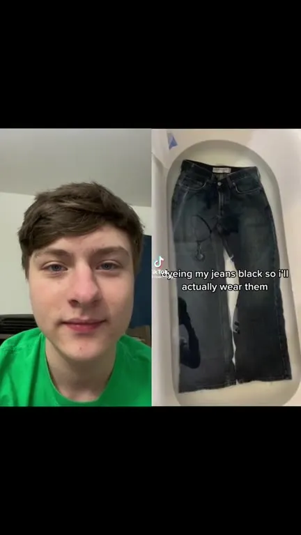 Dyeing Jeans Black So I’ll Wear Them