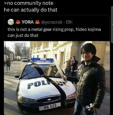 Hideo Kojima Can Do That