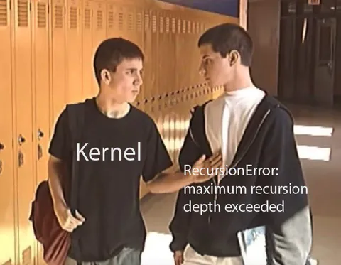 Kernel Recursion Error
