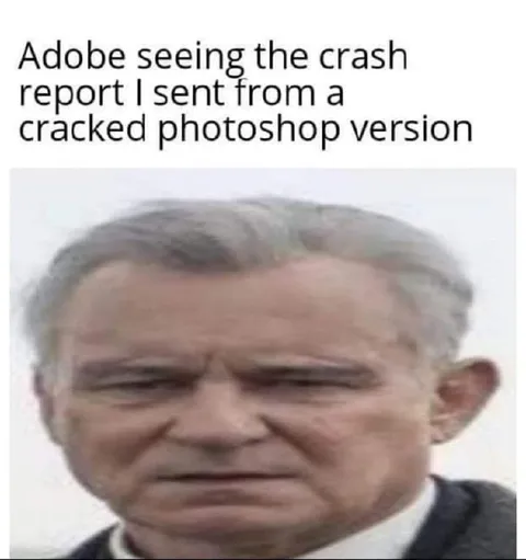 Adobe Sees the Crash Report