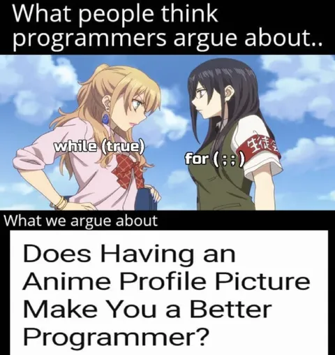 Programmers Argue About Anime Avatars