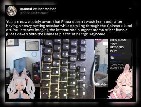 Pippa's Filthy Gamer Keyboard