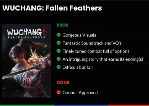 Wuchang Fallen Feathers Pros and Cons