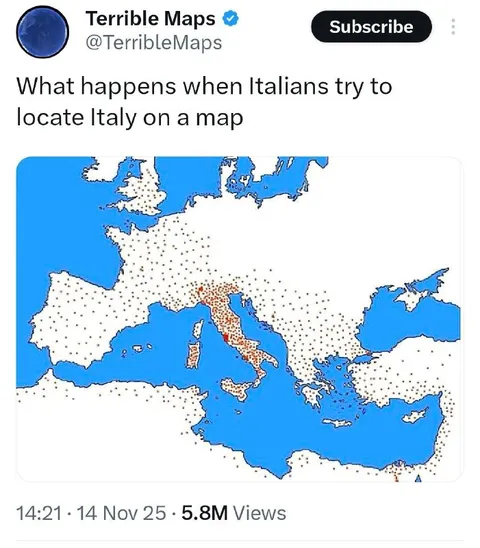 Italians Locate Italy on a Map