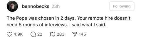 Remote Hiring Beats the Vatican