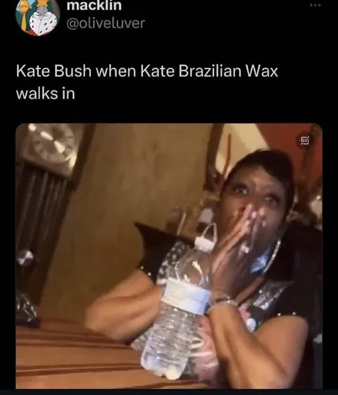 Kate Bush Brazilian Wax Reaction