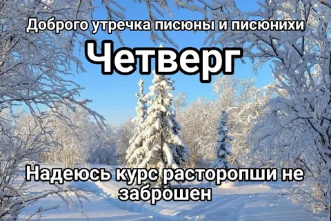 Четверг и курс расторопши