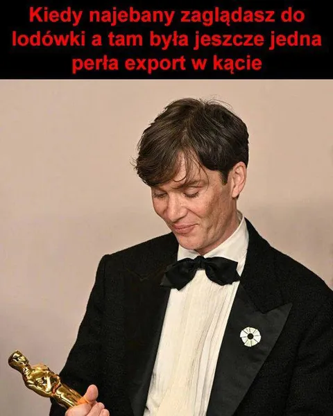 Perła eksportu w kącie lodówki