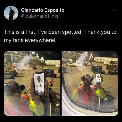Giancarlo Esposito Gets Spotted