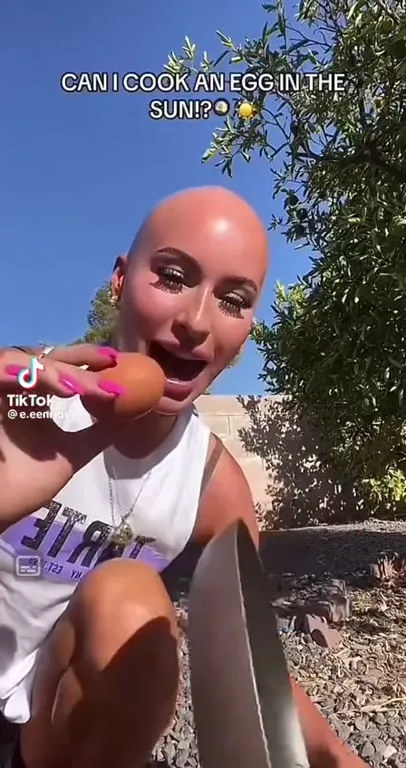 Cooking an Egg in the Sun