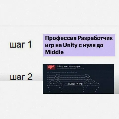 Разработчик игр с нуля до Middle