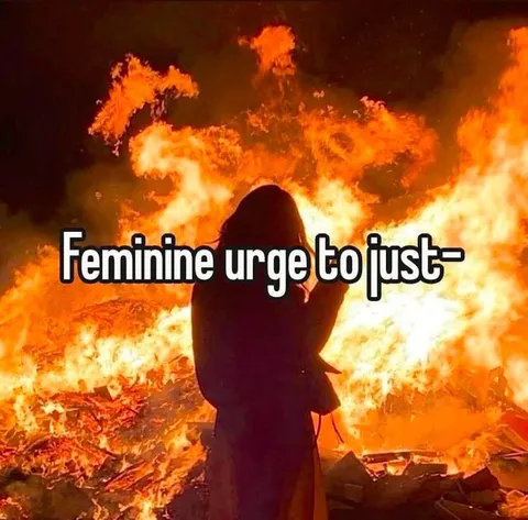 Feminine Urge to Just Burn Everything
