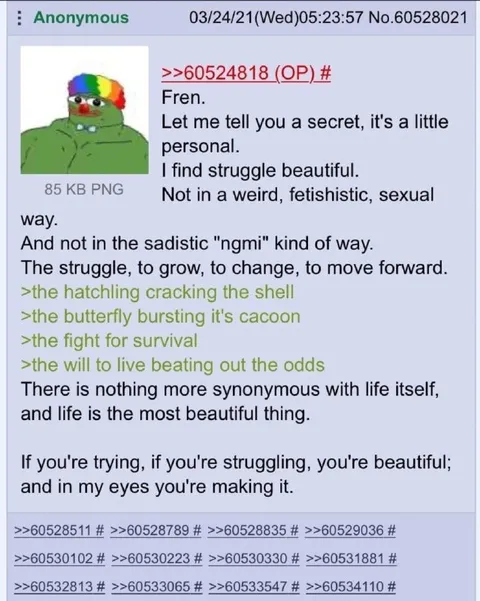 I Find Struggle Beautiful