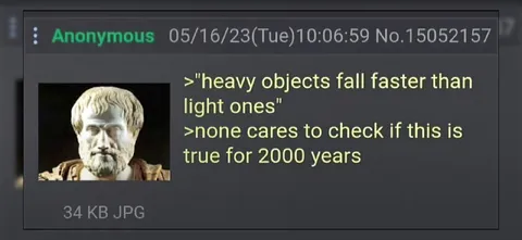 Aristotle's Unchecked Physics
