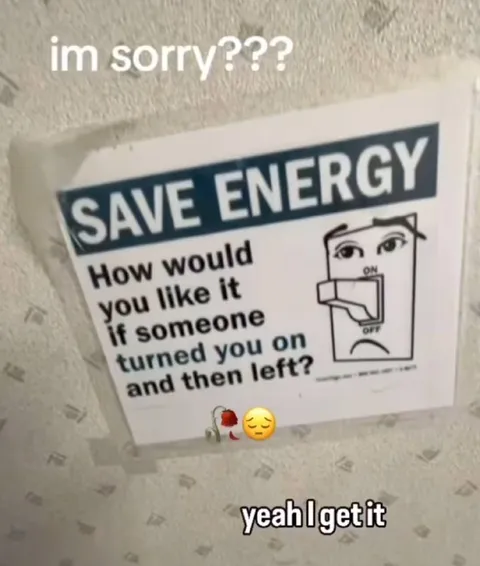 Save Energy Breakup Sign