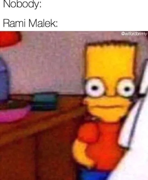 Nobody Rami Malek Reaction