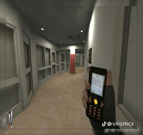 Message in the Empty Hallway