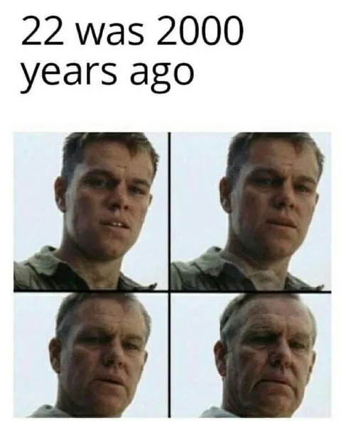 22 was 2000 years ago