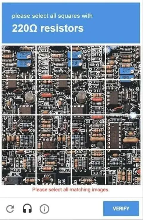 Select All 220Ω Resistors