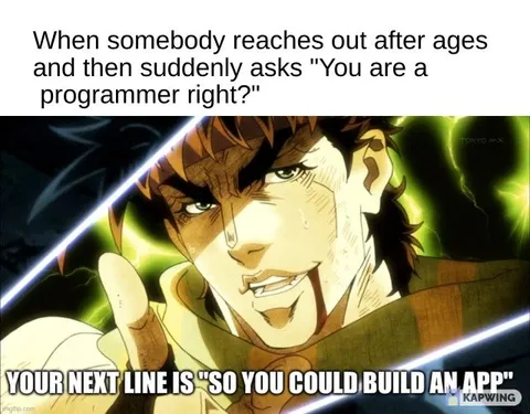 Your Next Line Is Programmer