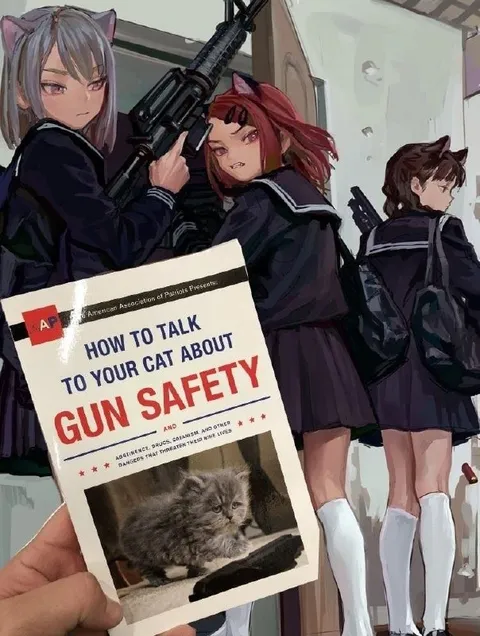 How to Talk to Your Cat About Gun Safety
