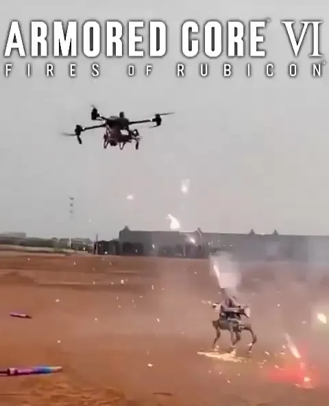 Armored Core Fireworks Dog