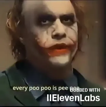 Joker Explains Poo Poo Time