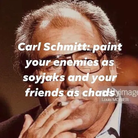 Carl Schmitt Soyjaks and Chads