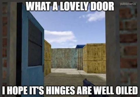 Lovely Door With Oiled Hinges