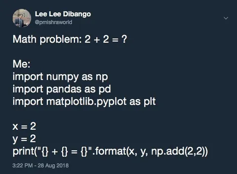 Python Solves Basic Math