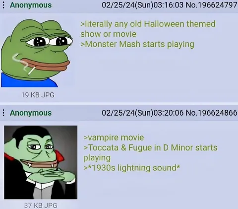 Monster Mash Starts Playing