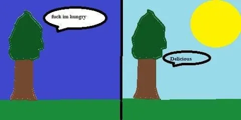Hungry Tree Eats the Sun