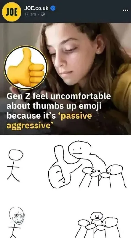 Thumbs Up Feels Passive Aggressive