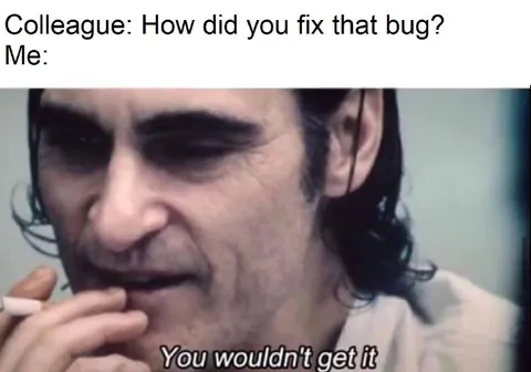 You Wouldn't Get It Bug Fix