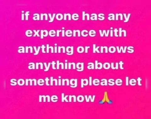 Please Let Me Know