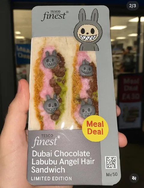 Labubu Dubai Chocolate Sandwich